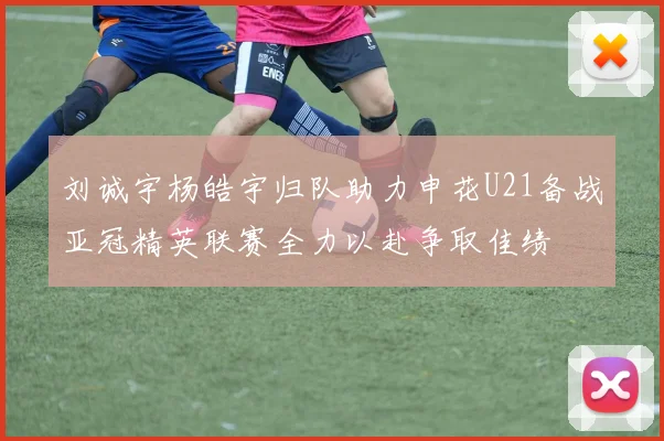 刘诚宇杨皓宇归队助力申花U21备战亚冠精英联赛全力以赴争取佳绩